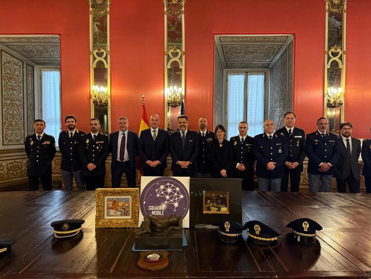 Acto de entrega a España de obras de arte robadas y recuperadas en Italia