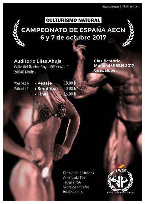 La Asociación Española de Culturismo natural apuesta por un culturismo libre de drogas.