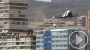 Benidorm marca un hito en el transporte aéreo urbano con el primer vuelo de aerotaxi