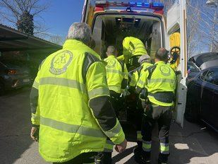 Un hombre sufre la amputación de una pierna en un atropello en el parking del Club de Campo