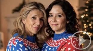 Inteligencia artificial y humor político: Adversarios que se abrazan en Navidad