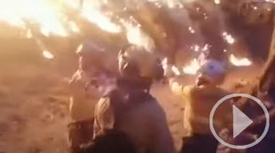 Las lluvias ayudan a controlar el incendio de Málaga