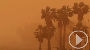 La calima pone a España en alerta por la calidad del aire