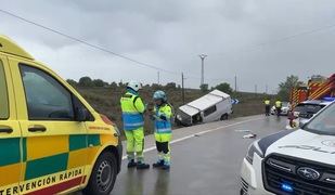 El accidente se ha producido en el kilómetro 6,8 de la carretera M-311.