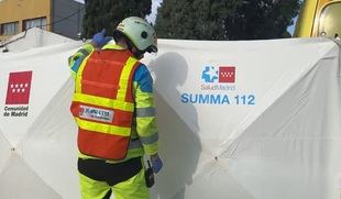 El accidente se produjo en el kilómetro 2,4 de la carretera M-408, a la altura de Parla.