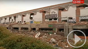 CCOO de Madrid denuncia un foco peligroso de amianto en un polígono de Getafe