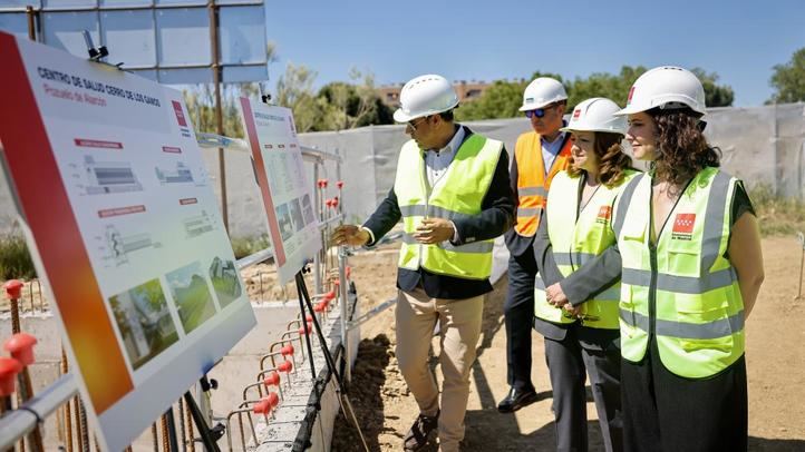 Obras del nuevo centro de salud en Pozuelo