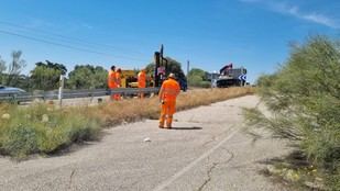 Valdemorillo inicia las obras para aumentar la seguridad en la carretera de Cerro Alarcón