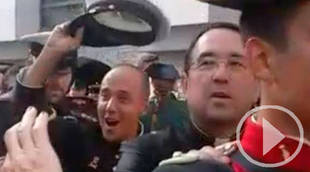 La animada "Conga de la Guardia Civil" en la peregrinación a Lourdes