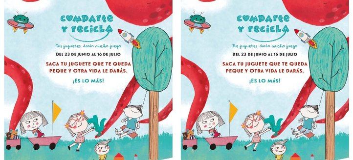 Campaña 'Comparte y recicla'