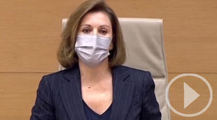 Cospedal comparece en la comisión del Congreso y dice que Bárcenas "miente"