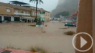 El temporal azota el sureste de España