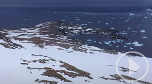 La Antártida registra 30 grados más de los habitual