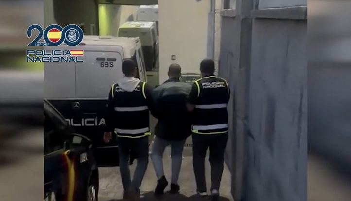 Detención del narcotraficante en Las Rozas