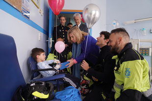 Día del patrón de los Bomberos de Madrid en el Hospital San Rafael