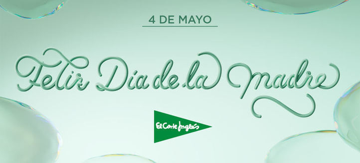 Cartel de la campaña del Día de la Madre en El Corte Inglés