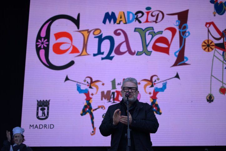 Alberto Chicote durante el pregón de Carnaval 2025