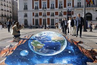 Sol acoge una gran instalación artística para concienciar sobre el uso responsable del agua