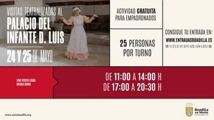 Visitas teatralizadas en el Palacio del Infante D. Luis el 24 y 25 de mayo