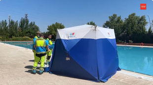 Fallece un hombre con discapacidad en la piscina de La Alhóndiga en Getafe