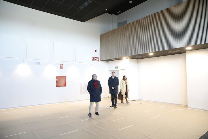 Visita a la futura Escuela Municipal de Artes Escénicas de Madrid, ahora en construcción