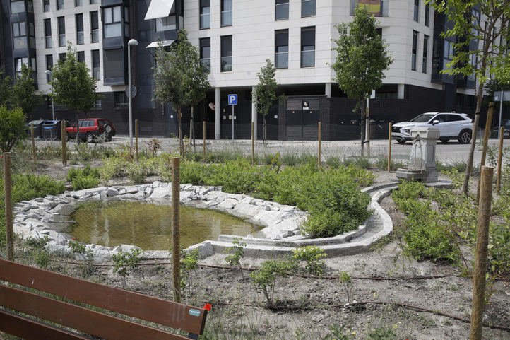 Nueva zona verde en Barajas