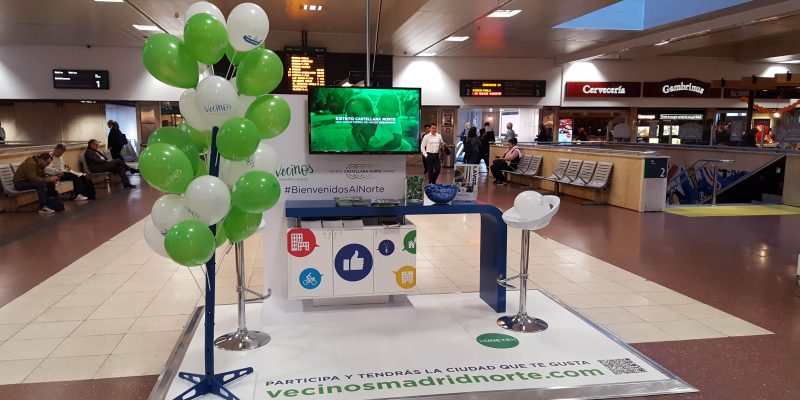 DCN, en la Estación de Chamartín para informar de Madrid Nuevo Norte
