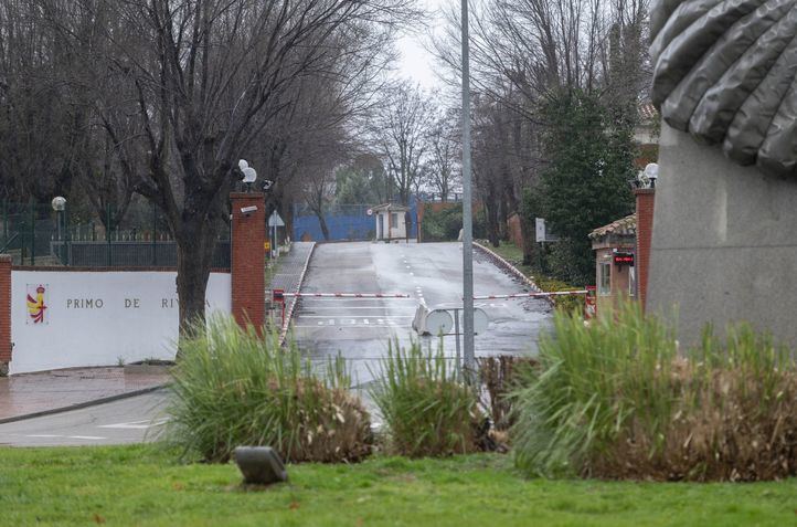 Centro de Emergencia, Acogida y Derivación de migrantes en el Acuartelamiento 'Primo de Rivera', en Alcalá de Henares