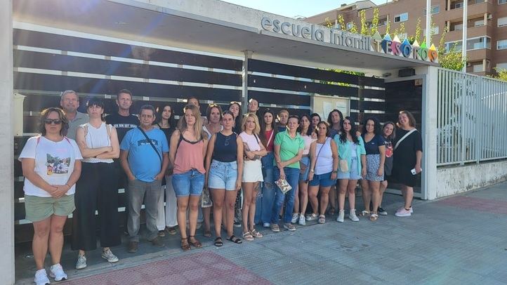 Trabajadoras de la Escuela Infantil Tesoros en Arganda del Rey