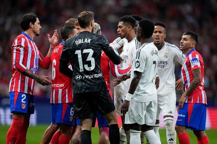 Partido entre el Real Madrid y el Atlético de Madrid