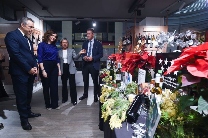 Cestas de la campaña 'Para Navidad, regala Madrid'