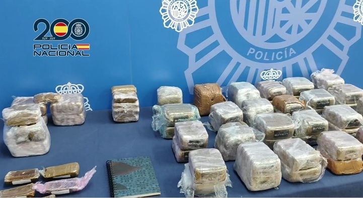 Droga incautada a los responsables de un narcopiso en Hortaleza