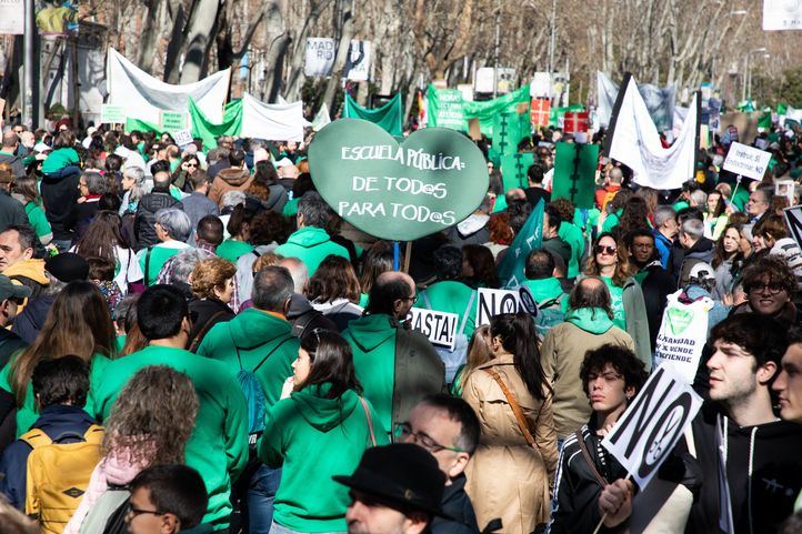 Manifestación por la educación pública