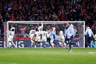 La UEFA investiga a Rüdiger, Mbappé, Ceballos y Vinicius por su celebración tras eliminar al Atleti