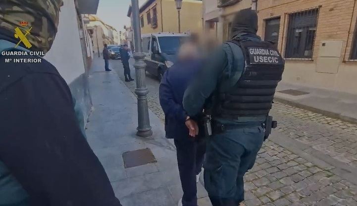 Detención del atracador del banco en Navalcarnero