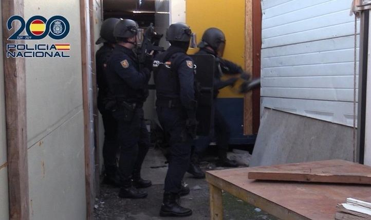 Operación contra la droga en la Cañada Real