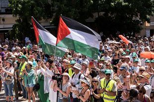 El PSOE-M pide en una concentración el fin del "genocidio" palestino