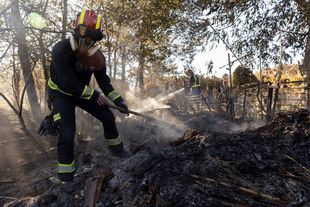 El incendio en Méntrida pasa a nivel 0 y se mantienen dotaciones de vigilancia