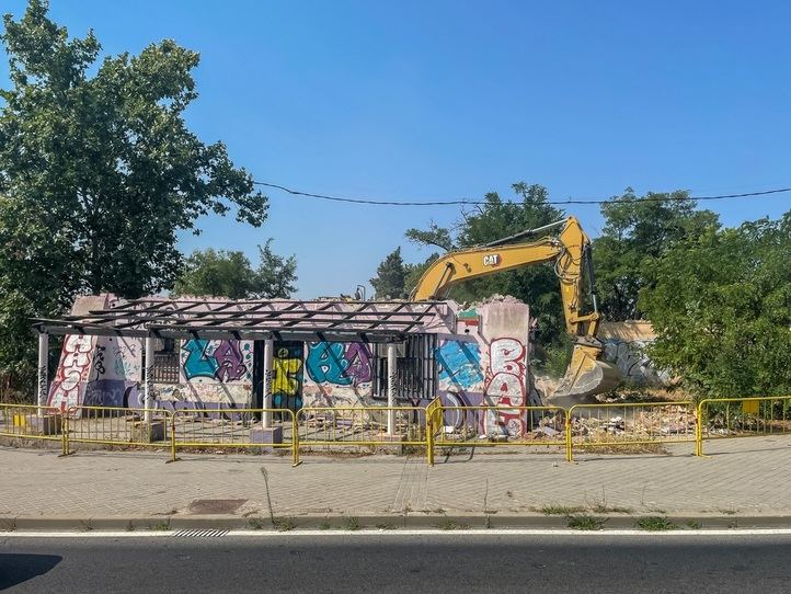 Edificio abandonado La Torreta, derribado en Torrejón de Ardoz