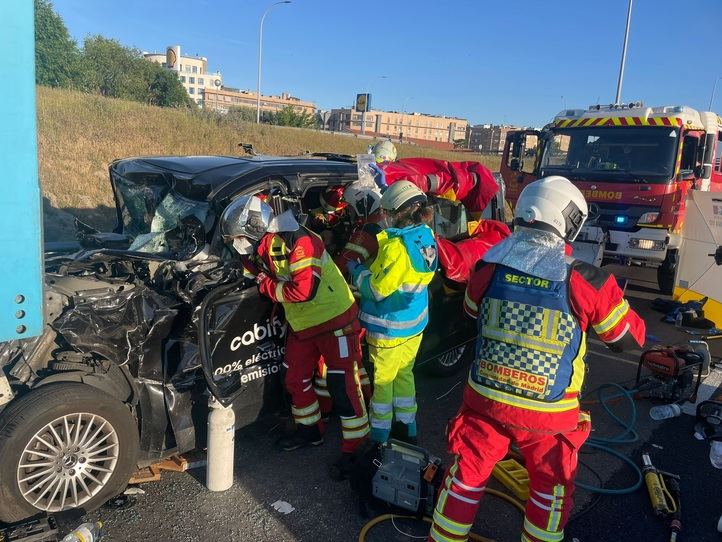 El accidente se ha producido sobre las 19.15 horas en el kilómetro 21,7 de la A-42.
