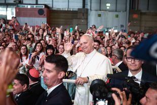 El Papa ha celebrado su último acto en Madrid en el pabellón 3 de Ifema.