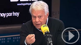 González: "No veo delito de rebelión"