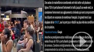 Francia sufre un "ataque masivo" en su red de trenes de alta velocidad