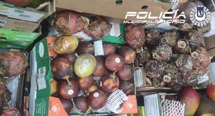 Retiran entre 300 y 500 kilos de fruta en venta en penosas condiciones