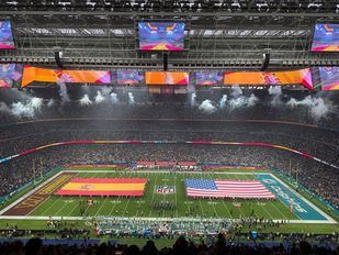 El Bernabéu acoge el primer partido de la NFL en España