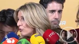 Yolanda Díaz pide trabajar para conseguir el alto al fuego en Gaza