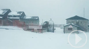 Primera gran nevada de la temporada en Valdesquí