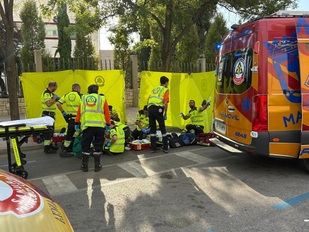 Un hombre de 60 años, grave tras una caída de bicicleta