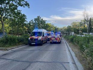 El suceso tuvo lugar sobre las 19.30 horas en la calle Poeta Miguel Hernández