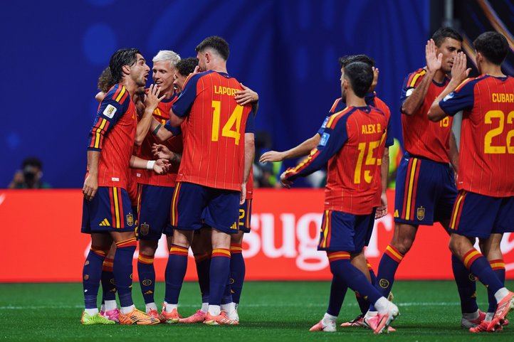 España suma su primera victoria en el Mundial tras arrollar a Arabia Saudí